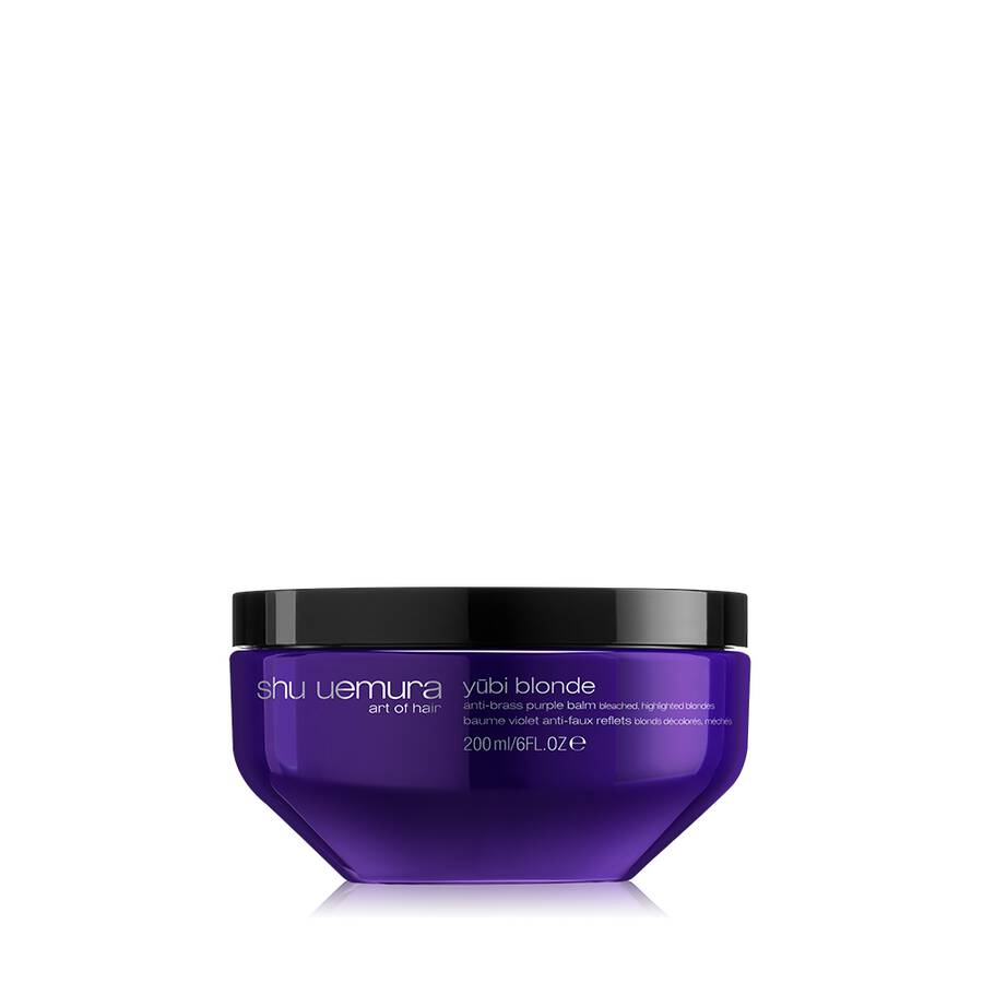 yūbi blonde anti-brass purple hair mask